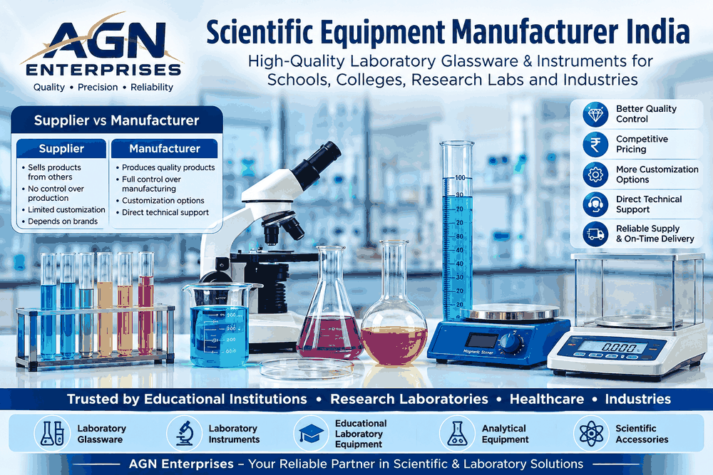 Scientific Equipment Manufacturer India - laboratory equipment and glassware