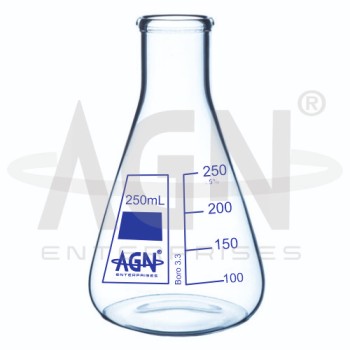AGN Enterprises conical flask laboratory glassware with graduations