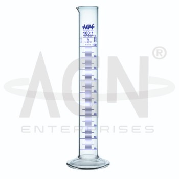 AGN Enterprises measuring cylinder with graduations for laboratory liquid measurement