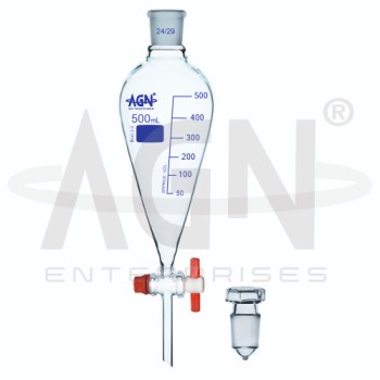 AGN Enterprises separatory funnel for liquid-liquid extraction and separation